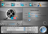 Bigasoft YouTube to iMovie Converter screenshot